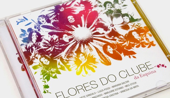 Design gráfico Projeto CD - flores do clube